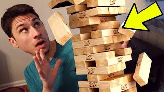 World's BIGGEST JENGA With My Friends!