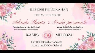 LIVE MUSIC II WEDDING ADINDA & INDRI II ALFA AUDIO  II PJ HD 4 MEDIA PUSAT II HOTEL PERMATASRI