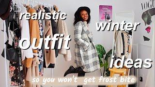 realistic winter outfit ideas (so you won't get frost bite)