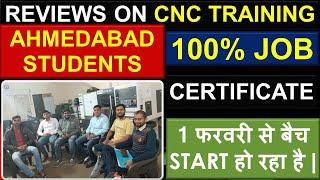 AHMEDABAD STUDENTS REVIEWS ON PRACTICAL CNC TRAINING - CNC TRAINING IN AHMEDABAD - CNC TRAINING