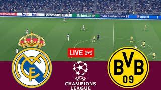 [LIVE] Real Madrid vs Borussia Dortmund. UEFA Champions League 24/25 Full Match-VideoGame Simulation