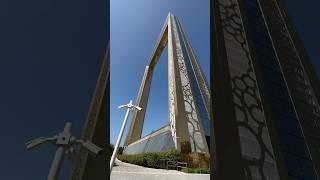 Our Ching ching is enjoying her mid sem break in The Dubai Frame #dubai #dubaiframe