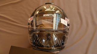 Helmet review unbox ZAMP RZ-64C Snell 2020 cert made of carbon fiber Auto not Motorcycle