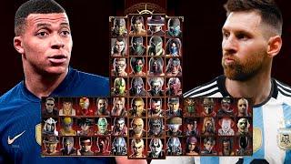 Mortal Kombat 9 - KYLIAN MBAPPE  & LIONEL MESSI  - Expert Tag Ladder - Gameplay @(1080p) - 60ᶠᵖˢ 