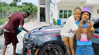 Nairamarley Future Brother in-law Zinoleesky Can't Stop Washing His 20M Car