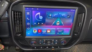 In depth review CIDAVA 13” horizontal screen for 14-18 Silverado and Sierra, phone mirroring.