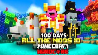 I Survived 100 Days with ALL THE MODS in Minecraft Hardcore!