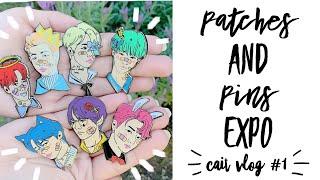 PATCHES & PINS VLOG + enamel pin haul (๑･̑◡･̑๑)