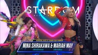 Mina Shirakawa & Mariah May Entrance - AEW Dynamite, June 26, 2024