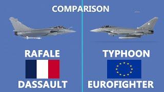 Rafale is better than Eurofighter Typhoon ? Comparison video.