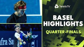 Rublev Plays Shelton; Tsitsipas vs Fils & More | Basel 2024 Quarter-Finals Highlights