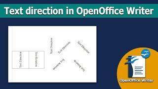 How to Change Text Direction or Rotation in OpenOffice Writer