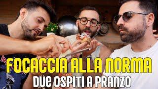 Una focaccia ALLA NORMA per 2 ragazzi SICILIANI - con @xMurryPwNz e @zGiampyTek