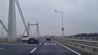 4k, drive, asmr, video, 개화동로, 행주대교, 자유로, 티맵, Korea, road, bridge, expressway, riverside, tmap,