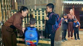 How to make bamboo cabinets to store food and dishes DANG THI DU