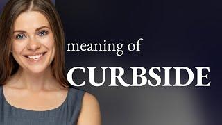 Curbside • what is CURBSIDE definition