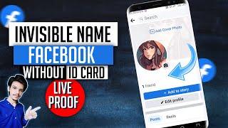 Easy! How To Make Invisible Name On Facebook 2024 | Create Facebook Invisible Blank Name | English