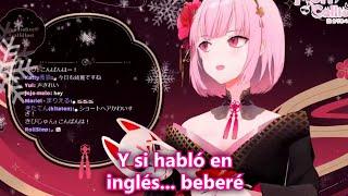 Calli y el reto de hablar solo japonés #1 [Sub Esp]