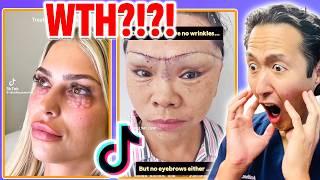 Plastic Surgeon Reacts to INSANE and SKIBIDI TikToks!