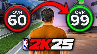 60 to 99 Overall NO MONEY SPENT in NBA 2K25 MyCareer! Ep. 1