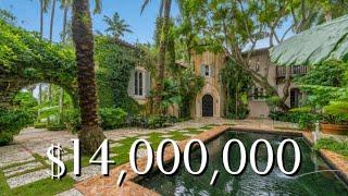 Tour a $14 Million Restored Mediterranean Estate in Coconut Grove Florida