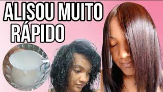 CABELO LISO ESCORRIDO SEM QUÍMICA! ALISA DESMAIA NA HORA!