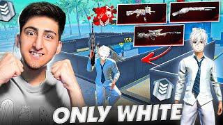 Only White️Colour Challenge In Free FireOnly White Gun And Clothe [A_s Gaming] - Free Fire Max