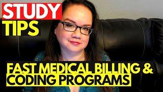 STUDY TIPS FOR FAST PACED MEDICAL BILLING AND CODING PROGRAMS | MEDICAL CODING WITH BLEU