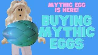 MYTHIC EGG IS HERE!!! Mythic Egg Countdown + Buying Mythic Eggs + Hatching | Roblox Adopt Me