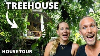 Our tiny HOME TREEHOUSE getaway in CEBU. FULL TOUR!  (Vlog 53 - Philippines)