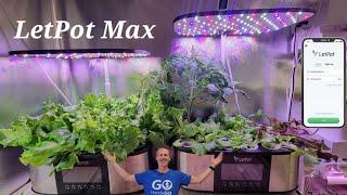 The Most Advanced Table Top Hydroponic System.  Letpot Max - Review Better than Aerogarden Bounty ?