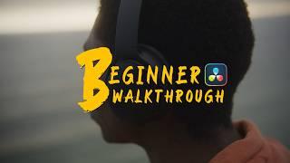 5 Minute Beginner Walkthrough for DaVinci Resolve