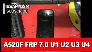 Samsung Galaxy A5 (2017) A520F Remove frp Android 7.0 nougat all security u1 u2 u3 u4 u5