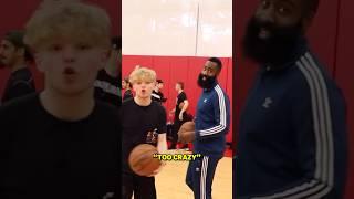 James Harden Attempts T Jass Crazy Layup!