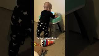 When you get your baby a DJ table