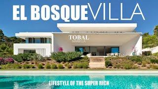 VILLA EL BOSQUE BY TOBAL. Inside an ultra modern house ON THE TOP OF THE MOUNTAIN IN MARBELLA.