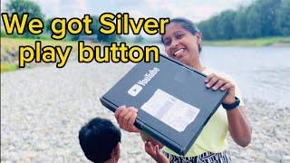 Unboxing Silver play button-Uk malayalam