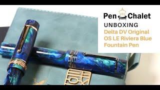 Discover Delta Riviera Blue: Limited Edition Fountain Pen Unboxing