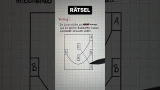 RÄTSEL [Buchstaben verbinden] | Kannst du DAS lösen? | #shorts