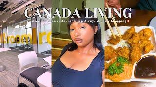 CANADA LIVING #15: Tried sushi for the first time, Asian restaurant, leg x-ray, Window Shopping…