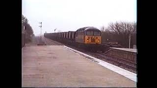 DMUs and 56096 at Gilberdyke