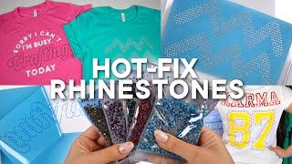HOW TO MAKE RHINESTONE SHIRTS WITH YOUR CRICUT! | Easy Step by Step Tutorial 