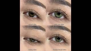 Best Green Olive Contact Lenses for Dark Eyes