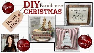 DIY Farmhouse Christmas Home Decor | DIY Farmhouse Christmas Crafts | DIY Christmas Crafts 2022