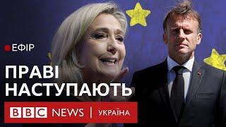 Партії Макрона та Шольца програли європейські вибори. Що це означає для України та Європи| Ефір ВВС