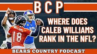 Where Does Caleb Williams Rank Among NFL Quarterbacks? | Bears Country Podcast