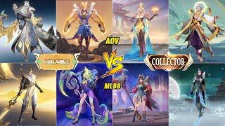 Collector vs. Miracle Skin Showdown: MLBB vs. Arena of Valor - Ultra HD Comparison