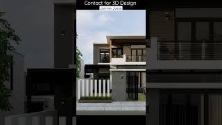 3D House design  walkthrough at affordable price #shorts #exterior