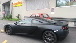 Matte Black McLaren mp4 12c