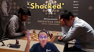 Gukesh vs World Champion Ding Liren | Positional Domination | Freestyle Chess | Commentary by Sagar